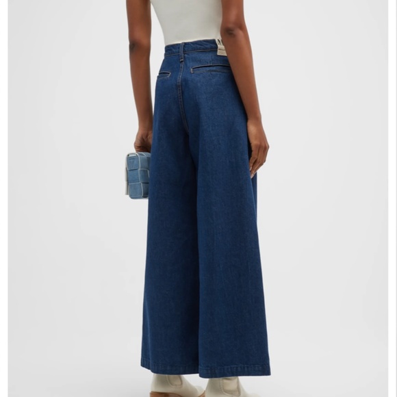 NWT $248 MOTHER The High Waist Pleated Push Pop Nerdy Jeans in size 30! - Picture 4 of 7